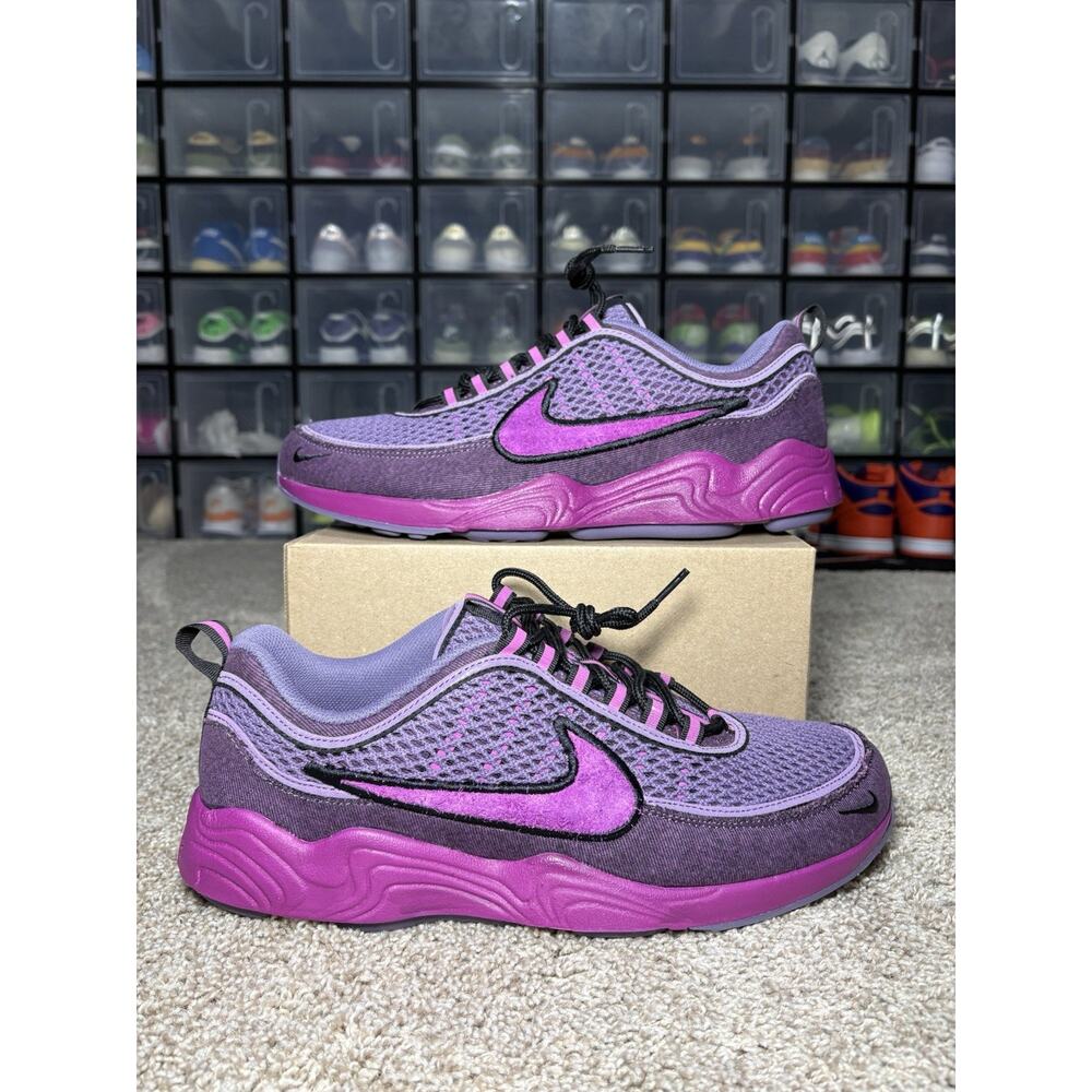 Nike Air Zoom Spiridon Men's Sz 13 Hot Fuchsia Viotech Shoes Sneakers IH3360-599